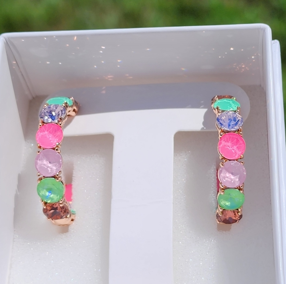 Peach Honeydew,Jewel Candy Hoops,Bomb Party, RBP7350